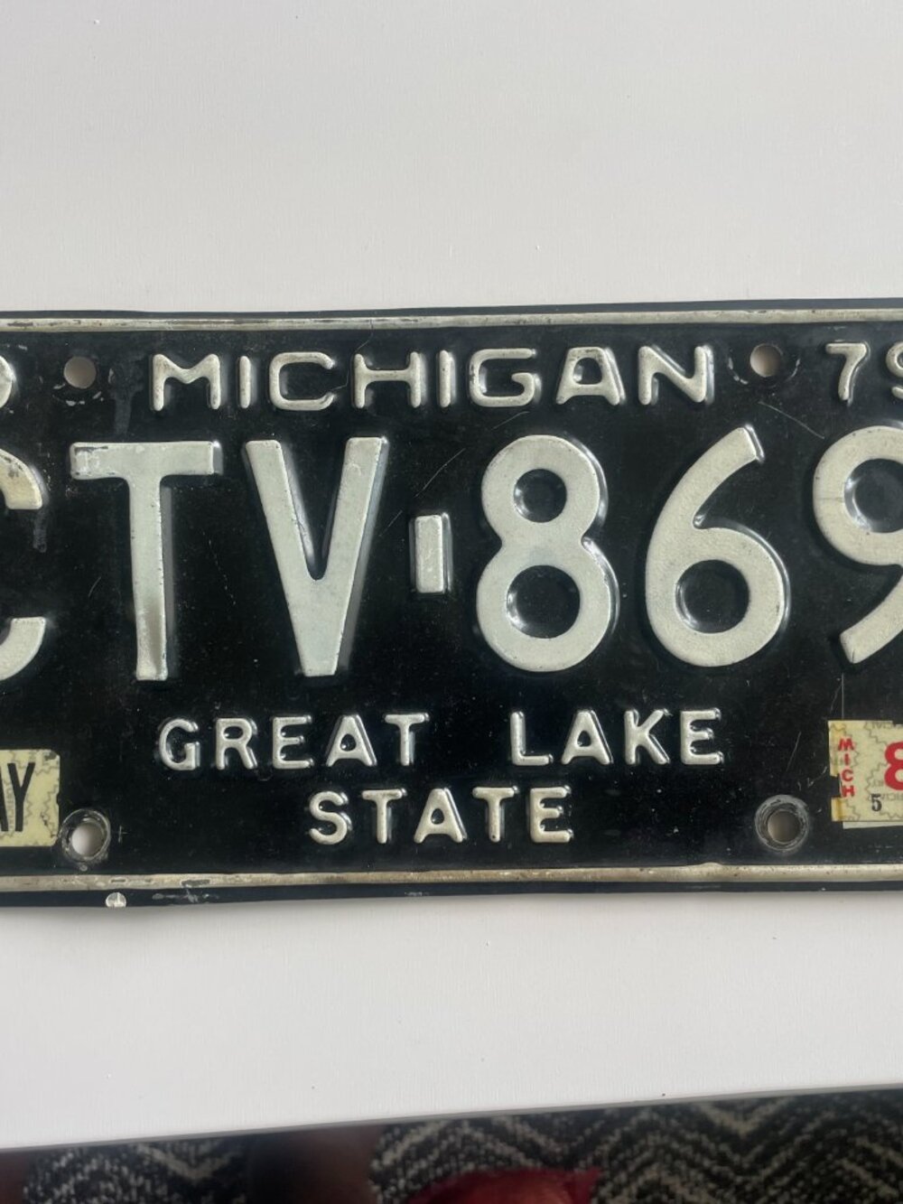 1979 Michigan Antique License Tag